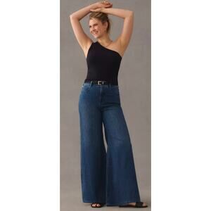 NWT Anthropologie Pilcro High-Rise Wide-Leg Trouser Jeans Women’s Sz. 32